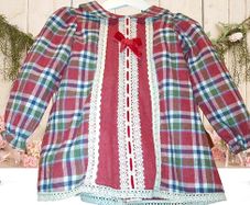 Spanish dress baby girl 24 month tartan dress
