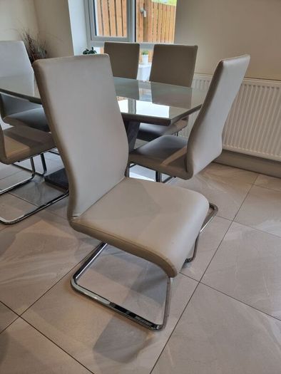 Dining Table and Six Chairs