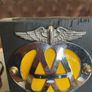 Classic AA Automotive Association Car Members Badge Mid 20th Century 1957 to 1959 Image 9