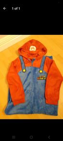 Mario Onsie 8-9 yrs