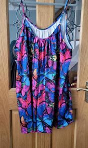 Multicolour summer playsuit, Size 6XL (28), Brand new