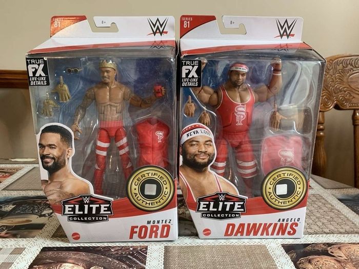 wwe elite 81 Street Profits Angelo Dawkins & Montez Ford action figures