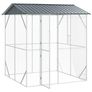 Bird Cage Anthracite 215 x 208 x 247 cm Galvanised Steel Image 3