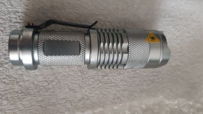 Silver Torch Cree Q5 LED 250Lm Single AA for  Camping/Hiking/Camera/Travel/Airsoft/Hunting/Emergency