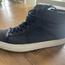 Mens leather trainers Image 4