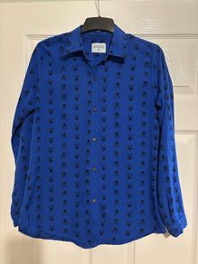 Women's Compania Fantastica Blue Fly Shirt M