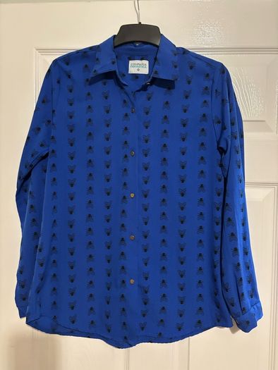 Women's Compania Fantastica Blue Fly Shirt M