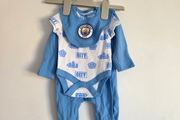 Official Manchester City FC Baby Set (3 Pieces)