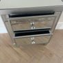 Modern mirrored bedside locker Image 4