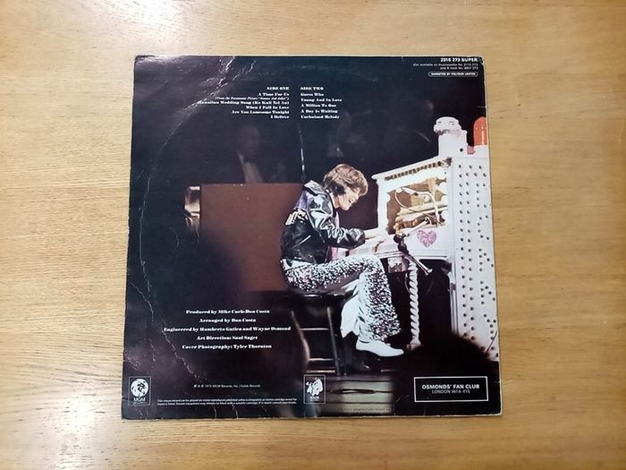 Donny Osmond - A Time For Us. 1973 original Irish Pressing. Album LP Record Vinyl.