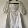 Bik Bok Giselle Off shoulder broderie anglaise dress size S Image 3