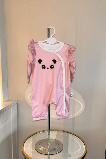 Baby Girls Pink Panda Sleepsuit Age 1-3 months / EU 56cm