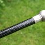 Antique Leather Horse Whip Sterling SILVER TOPPED EDWARDIAN Image 5