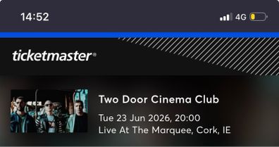 Two Door Cinema Club 2x Standing Tickets