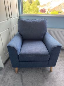 Navy Armchair from Next