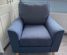 Navy Armchair from Next