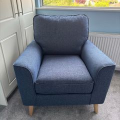 Navy Armchair from Next