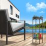 2-Tier Tall Metal Plant Stand, Bronze, 70x30cm, Indoor/Outdoor, Anti-Rust, Easy Assembly Image 4