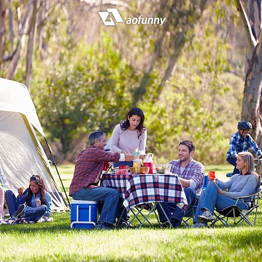 Camping Chair, Padded Camping Chairs for Adults with Armrests and Cup Holder, Heavy Duty Folding Chair Portable for Fishing Beach, Perfect for Caravan Trips, BBQs, Garden, Picnic, Travelling (FREE SHIPPING)