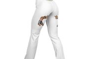 White, Viral Flare Leggings &amp; Hidden Phone Pocket  , size 10