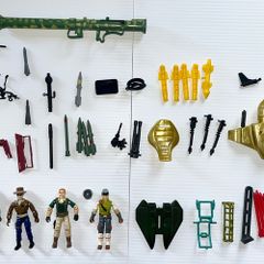 vintage gi joe action figures and accessories 1980's 1990's retro collectible toys
