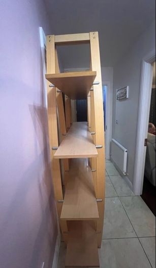 Freestanding 'Sail' Shelving Unit