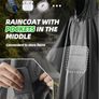 Waterproof Poncho Adult Big Size Lightweight Reusability Waterproof Ponchos for Men and Women Suitable for Outdoor Hiking Camping Cycling Traveling Waterproof Raincoat Image 5