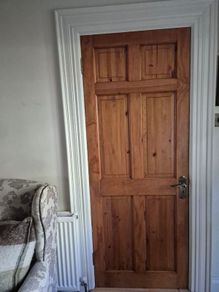 Pine door 6 panel