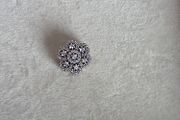 Pandora floral snowflake charm very good condition