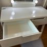 Dressing Table with Mirror & LED lights - Chair included Image 6
