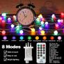 120LED Fairy Lights Plug in, 12M/39ft Globe String Lights, 8 Mode Christmas Lights Outdoor with Remote Control/Timer for Bedroom, Party, Decorations(Multi-Coloured) Image 2
