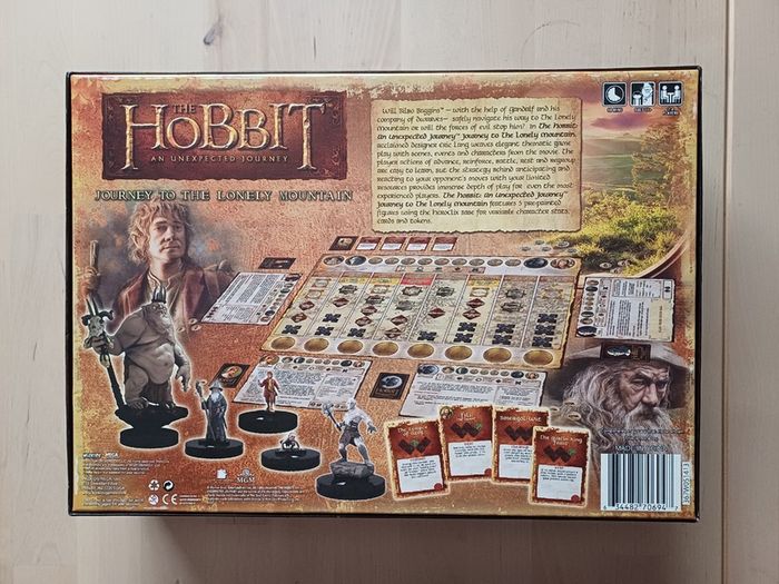The Hobbit - Journey to the Lonely Mountain Fantasy Strategy Miniatures Board Game OOP 2013