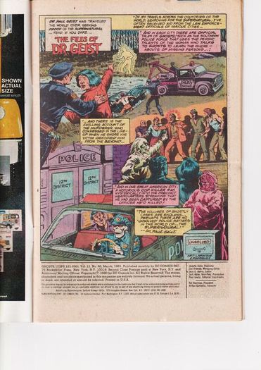 Ghosts #98 Haunted House & Spectre 1981 Dc Comic