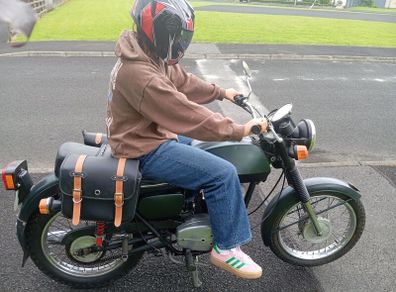 Classic motorbike JawaCZ175 1990