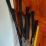 golf clubs trolley and bag Image 3
