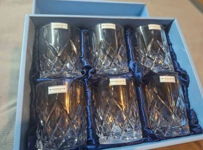 Newbridge Home Cut Crystal Whiskey Glass Collection - New in box