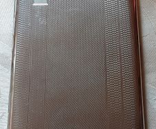 white metal cigarette case by polo,