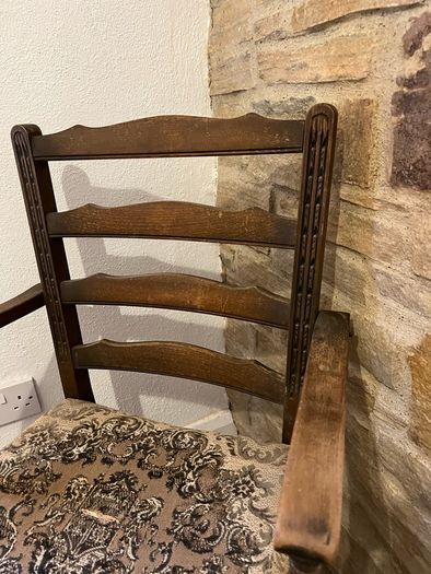 Vintage 3 chairs + 1 armchair