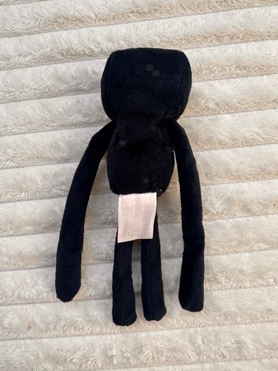 Minecraft Enderman Plush MoJang Gaming Black approx. 24 cm. Used NO Tag Please see photos