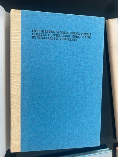 W B Yeats Cuala Press 8 Books J M Synge Seven Poems