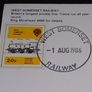 Bagnall 0-6 2996 Victor , Steam Locomotive Outside Minehead Shed , England - Postcard Image 3