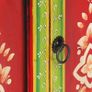 Hand Painted Sideboard 60x30x75 cm Solid Mango Wood Image 2