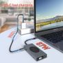 USB C HUB 13 in 1, Docking Station Adapter mit 4K-HDMI, VGA, RJ45 Ethernet, 2xUSB3.0, USB C 3.0&2.0, PD 100W, SD/TF & 3.5mm AUX, MacBook Pro & Andere Laptops Image 7