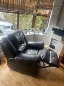 Brown Leather Recliner