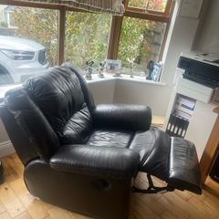 Brown Leather Recliner