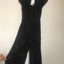 New Boohoo lace strappy back jumpsuit size 12 Image 4