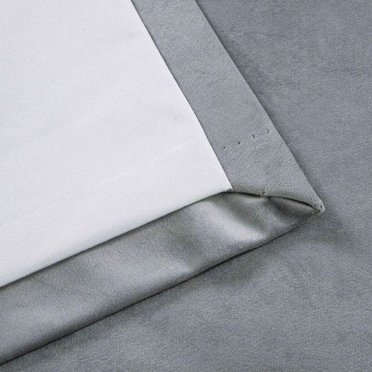 New Blackout & Thermal Curtains (230cm x 170cm) || Sleek Silver Colour
