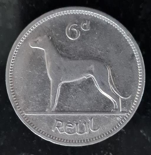 Ireland 1940 Six Pence 6d coin