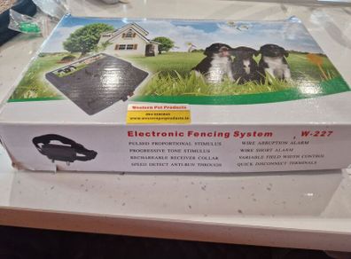 Dog electronic fence system