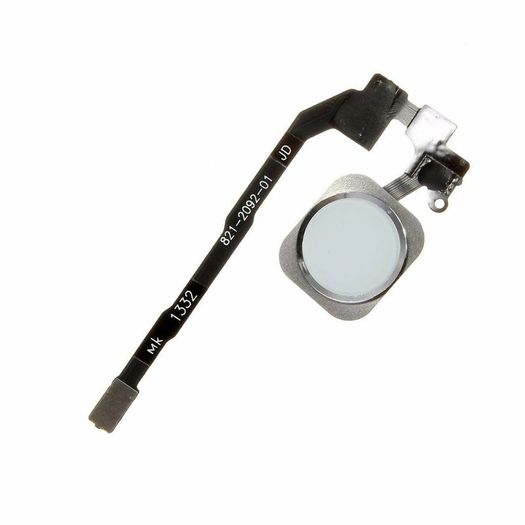 White Home Button Touch ID Assembly Flex Cable Compatible iPhone 5S - #382673